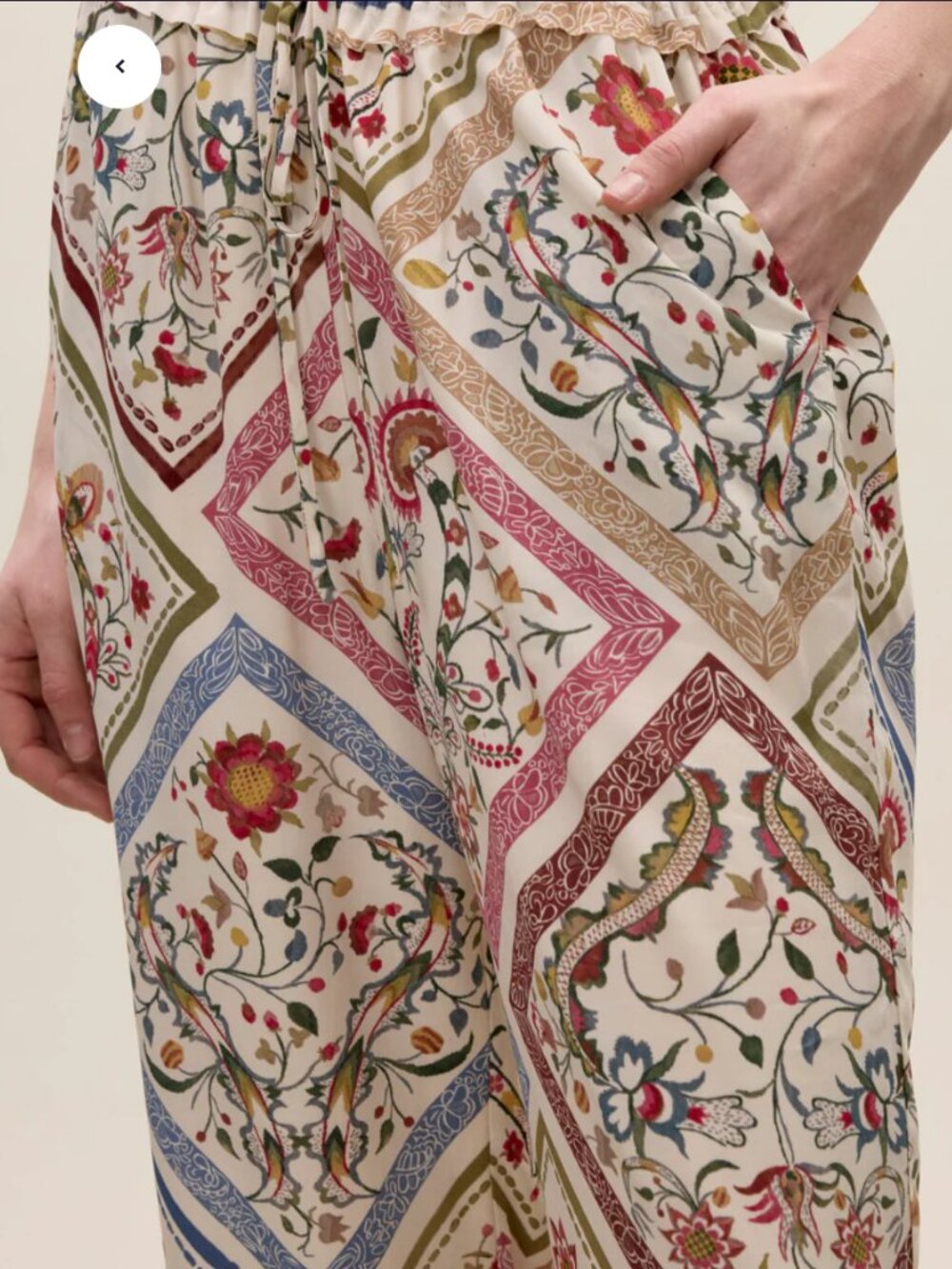 NWT Rebecca Taylor Irie Silky Set Top + Pant M | Floral Silk Blend | $690 MSRP - Picture 4 of 11